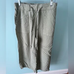 Women’s Olive Green Thread & Supply Goucho Pants